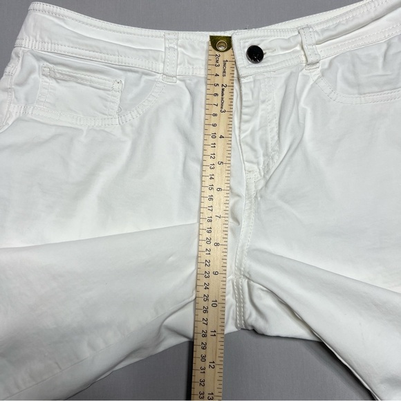 Calvin Klein Jeans Women’s White Zip Fit Size 8 - Picture 10 of 11